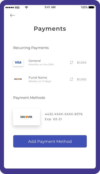 EasyTithe product screenshot