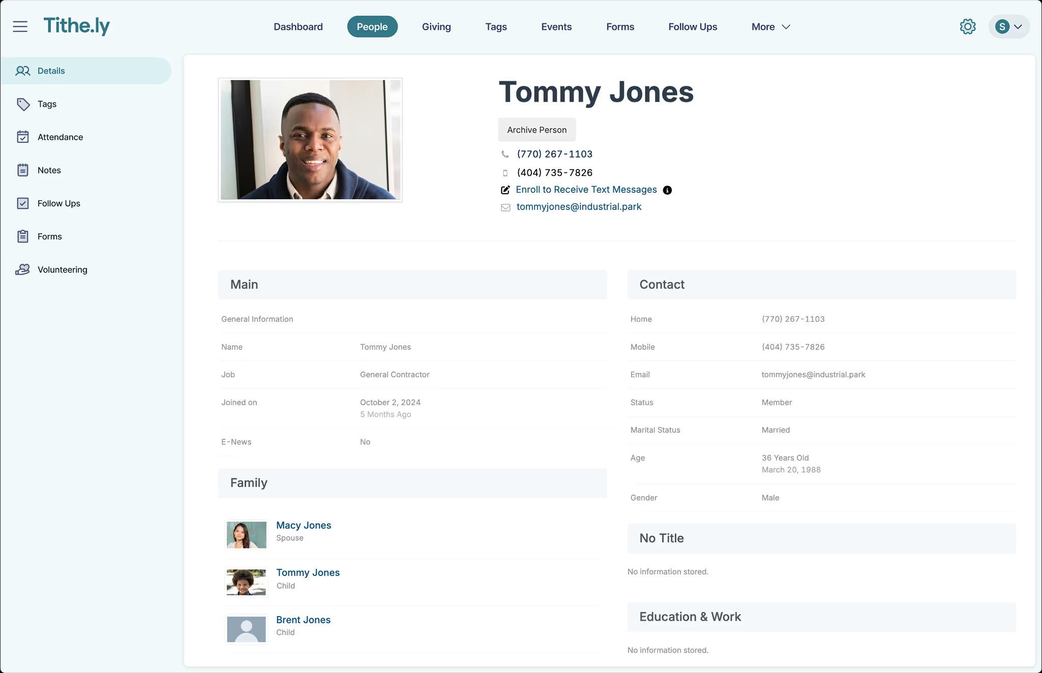 Tithe.ly product screenshot